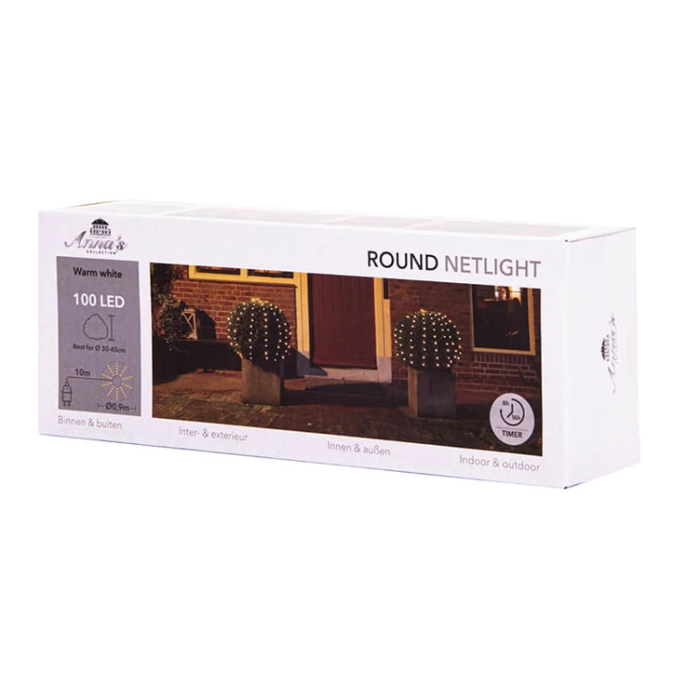 Lamki na kule ogrodową 100 LED fot. 1