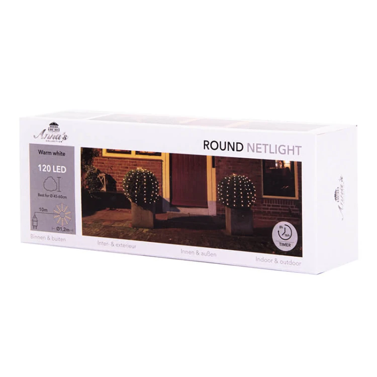 Lamki na kule ogrodową 120 LED fot. 3