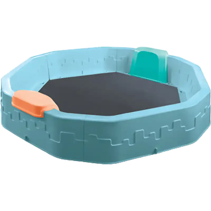 Piaskownica standard 150x150x25 jasno niebieski