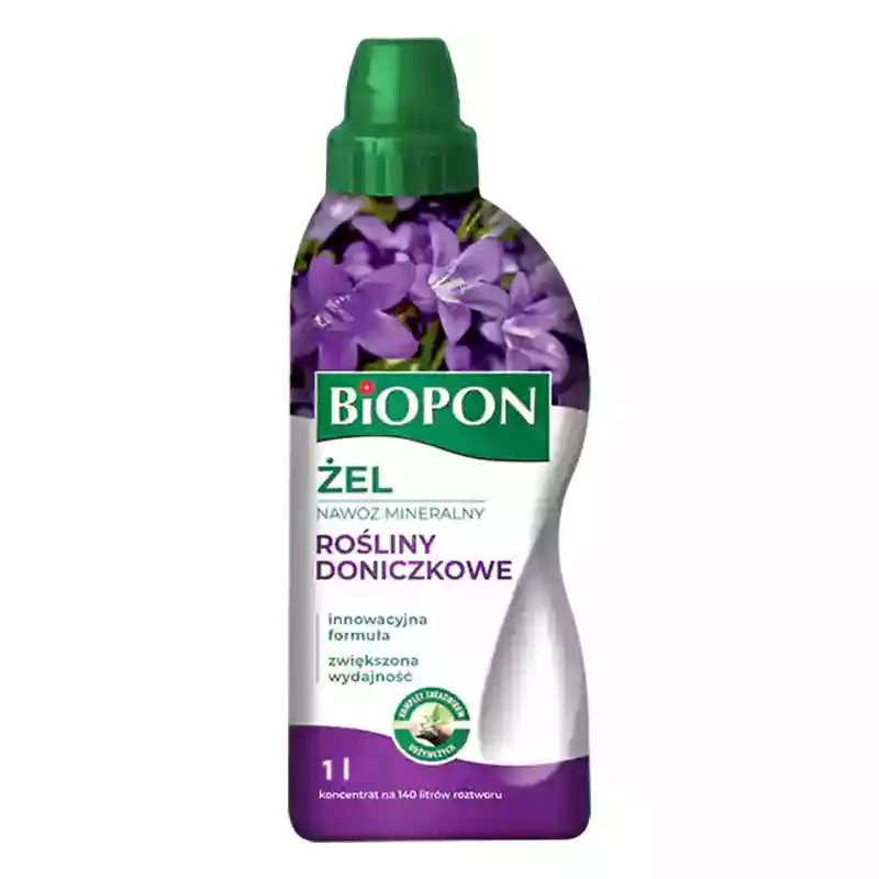 Biopon żel nawóz do roślin doniczkowych