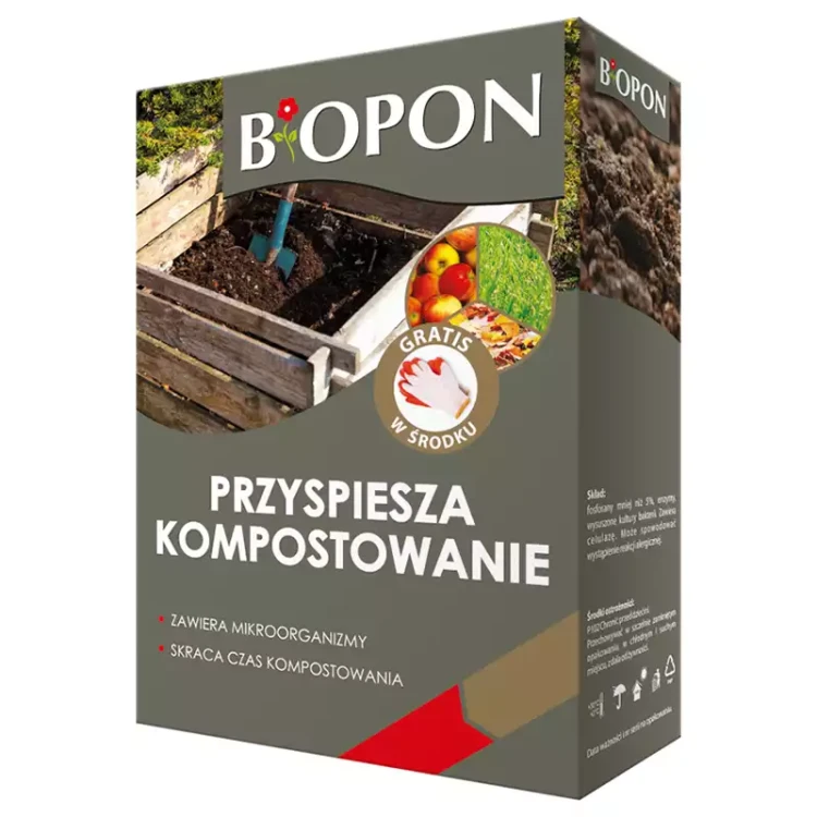 BIOPON przyspiesza kompostowanie