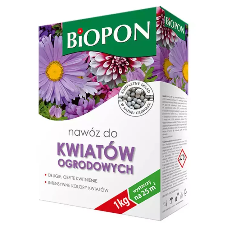 Biopon nawóz do kwiatów ogrodowych