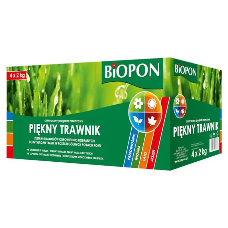 Biopon całoroczny program nawozowy do trawnika