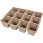 Paletki doniczkowe torfowe 21x17x4,5cm kpl. 6 szt.