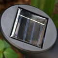 Lampa solarna czarna z tworzywa