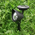 Lampa solarna czarna z tworzywa