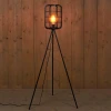 Lampa podłogowa + żarówka retro H- 135 cm fot.1