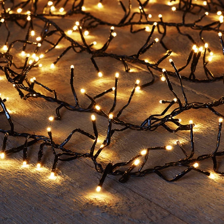 Lampki choinkowe LED gęste klasyczne ciepłe fot.3