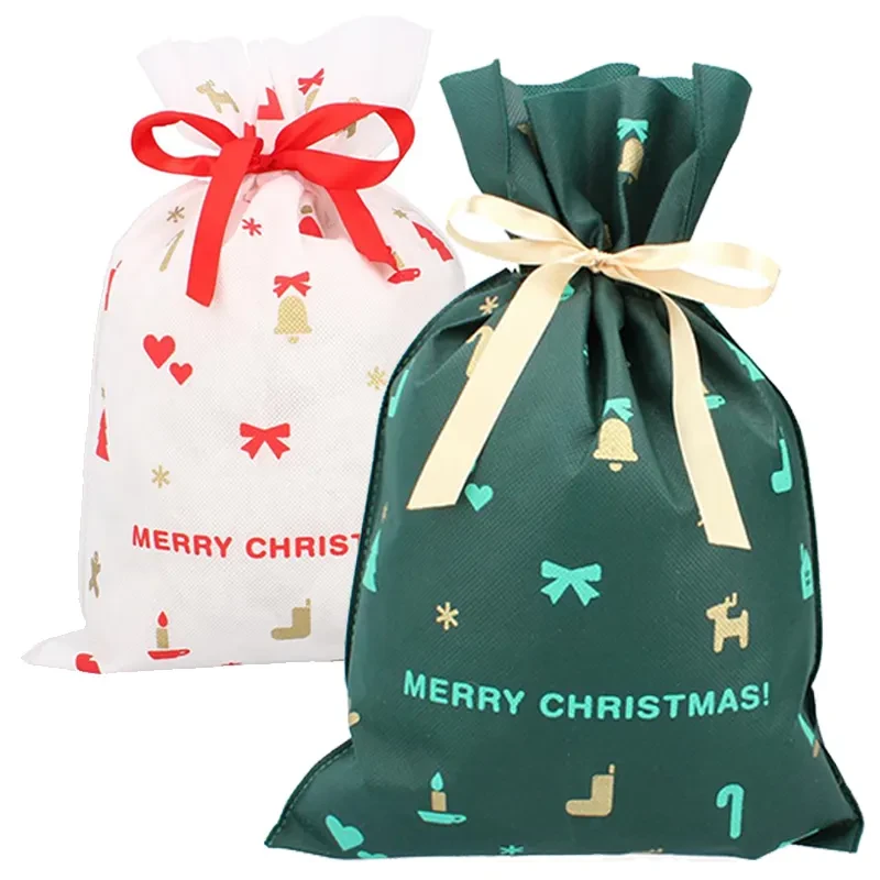 Worek prezentowy bożonarodzeniowy 27 x 40 cm fot. 3