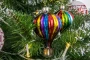 Szklana ozdoba choinkowa - balon 9 cm fot. 3