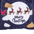 Worek prezentowy bożonarodzeniowy - renifery z sankami fot. 1