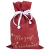 Worek prezentowy Merry Christmas - czerwony fot. 5