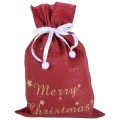 Worek prezentowy Merry Christmas - czerwony fot. 5