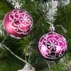 Bombki ozdobne burgundowe fot.11