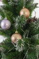 Bombki 6 cm z brokatem kpl. 6 szt. fot.2