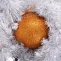 Szklana bombka brokatowa - Pomarańczowa fot. 4