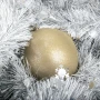 Szklana bombka struktura - złote kpl. 6 szt fot. 5