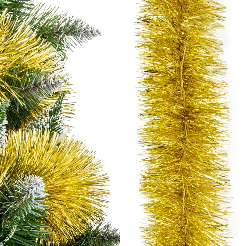 Łańcuch na choinkę 6 m - złoty fot. 8