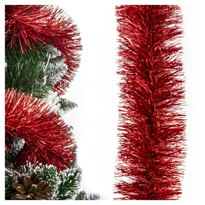 Łańcuch na choinkę 6 m - czerwony fot. 8