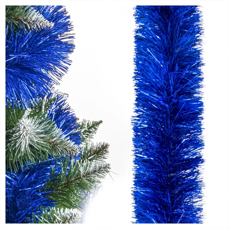 Łańcuch na choinkę 6 m - niebieski fot. 8