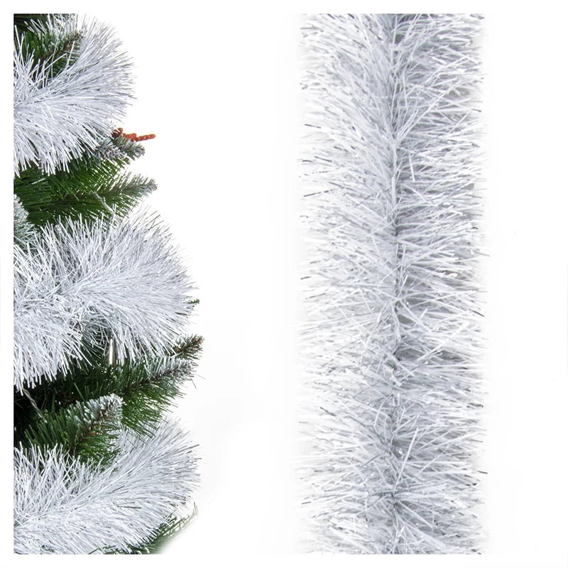 Łańcuch na choinkę 6 m - biały fot. 8