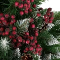 Jarzębina dekoracyjna ciemno czerwona sztuczna oszroniona 20 szt. fot. 6