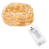 Lampki choinkowe na baterię 10LED/0,9m  Zimny biały fot. 9