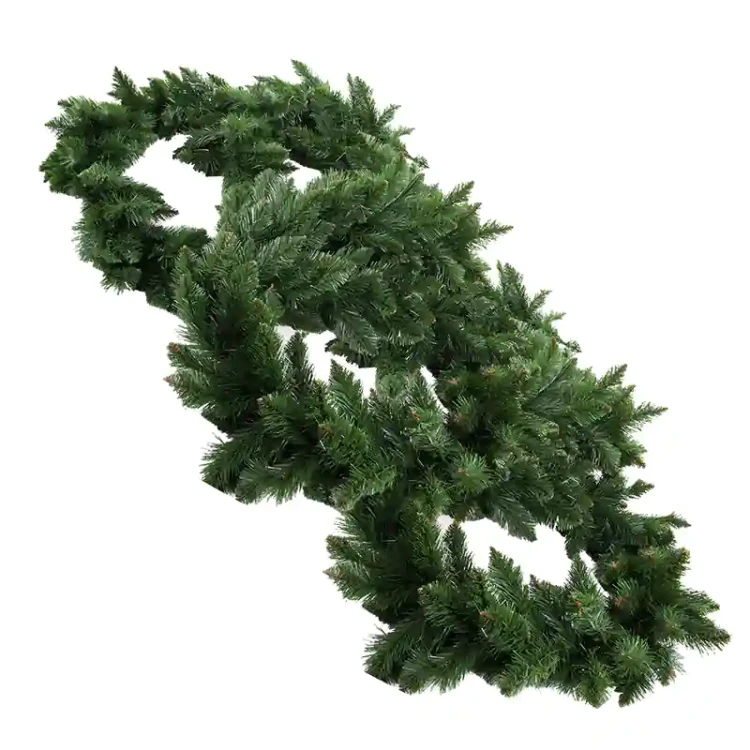 Girlanda świąteczna zielona gęsta 540cm fot. 1