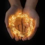 Lampki choinkowe gwiazdki na baterię 20 LED
