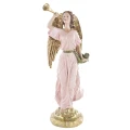 Figura dekoracyjna różowo-złoty Anioł 38x16x10,5 cm