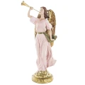 Figura dekoracyjna różowo-złoty Anioł 38x16x10,5 cm