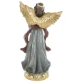 Figura dekoracyjna niebiesko-złoty Anioł 31x17x10 cm