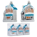 Zawieszka Choinkowa Domek 7 cm fot. 1