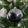 Szklana bombka dekorowana - siatka na czarnej kpl. 6 szt. fot. 6