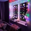Kurtyna świetlna - gwiazdy 180 LED FLASH fot. 2