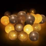 Dekoracyjne światełka - Cotton balls fot. 5