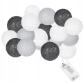 Dekoracyjne światełka - Cotton balls fot. 7
