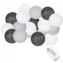 Dekoracyjne światełka - Cotton balls fot. 7