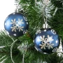 Bombki Choinkowe Niebieskie 6 cm fot. 9