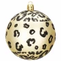 Bombki choinkowe czarno-złote - 8 cm kpl. 16 szt.