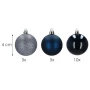 Bombki choinkowe granatowe 4 cm 20 szt.