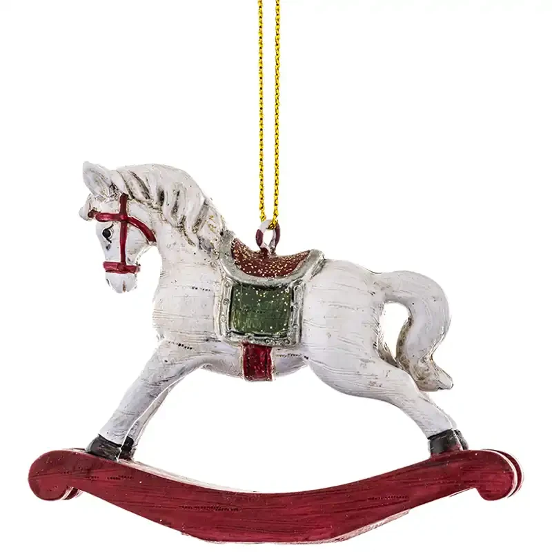 Zawieszka choinkowa - Konik na biegunach fot. 9