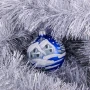 Szklana bombka chatki - Niebieska