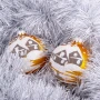 Szklana bombka chatki - Złota