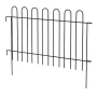 Metalowy płotek ogrodowy klasyczny - wysokość 70 cm