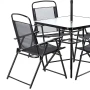 Zestaw mebli tarasowych z parasolem