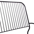 Modułowa ławka ogrodowa z oparciem 120 cm