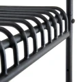 Modułowa ławka ogrodowa z oparciem 120 cm