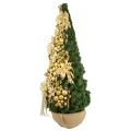 Choinka ubrana Złota