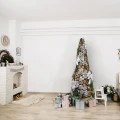 Choinka sztuczna dekorowana SILVER 160 cm PREMIUM